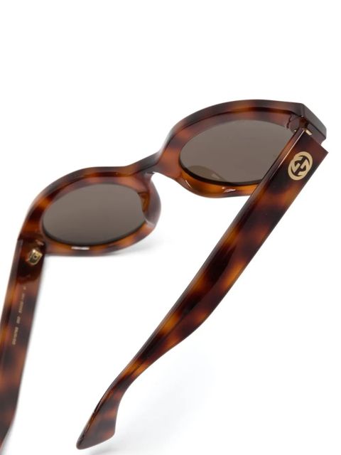 Gucci Eyewear oval-frame sunglasses - Brown