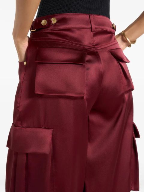 Manière De Voir Emilie flap-pocket trousers - Red - zdjęcie produktu nr 2