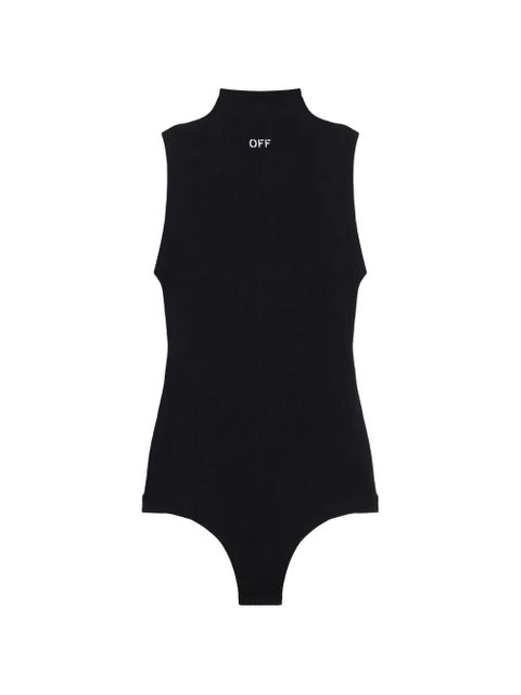 Off-White stamp rib bodysuit - Black - zdjęcie produktu nr 1
