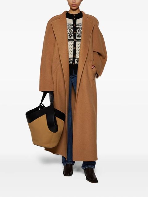 KHAITE Rothen belted coat - Neutrals