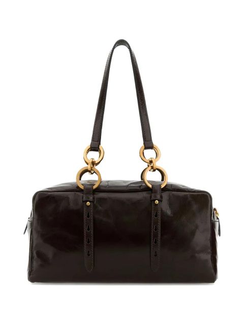 Prada leather shoulder bag - Brown