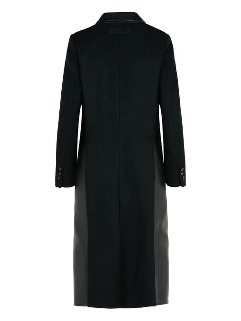 Marni wool-panel leather coat - Black - zdjęcie produktu nr 2