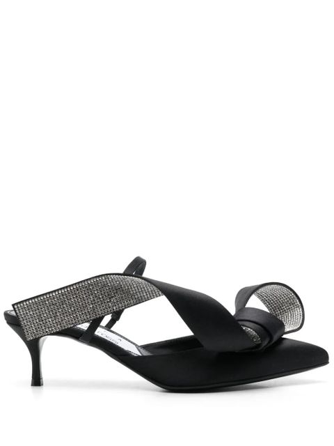 AREA x Sergio Rossi Marquise 50mm mules - Black - zdjęcie produktu nr 1