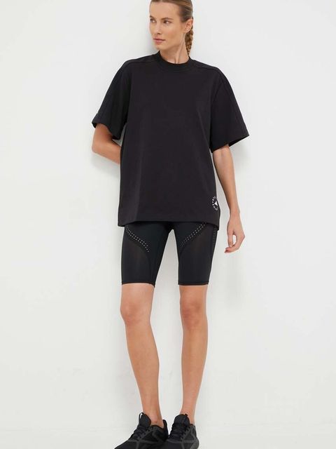 adidas by Stella McCartney t-shirt damski kolor czarny IB6854 - zdjęcie produktu nr 2