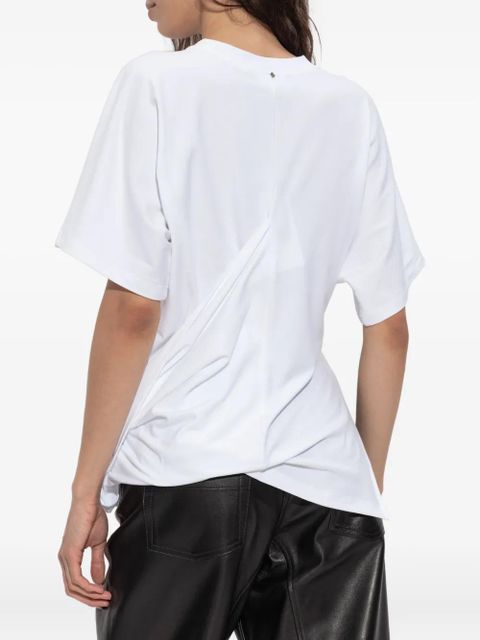 Sportmax draped-design T-shirt - White