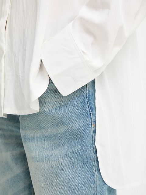 Answear.LAB koszula damska kolor biały relaxed z kołnierzykiem klasycznym