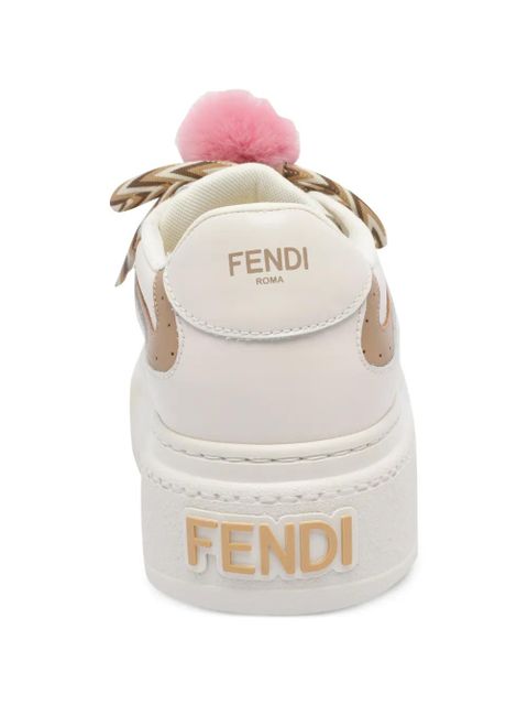 FENDI Match platform sneakers - Neutrals
