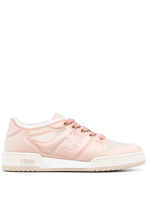 FENDI logo embossed sneakers - Pink - zdjęcie produktu nr 1