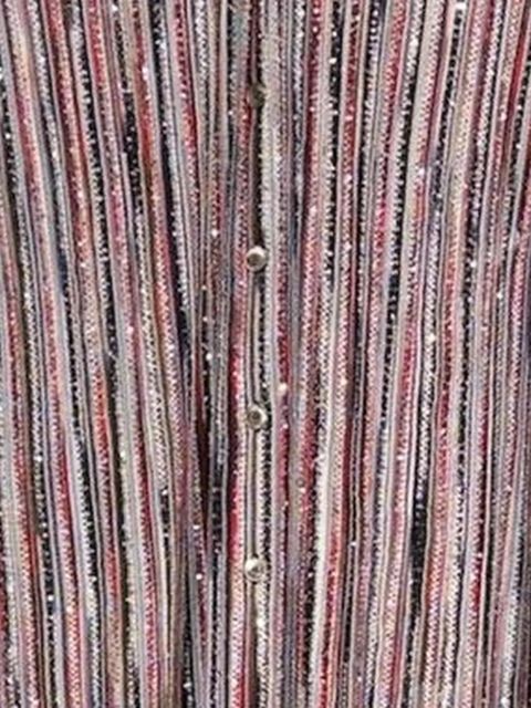 Missoni striped V-neck cardigan - Red - zdjęcie produktu nr 2