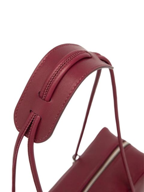BY FAR Kimberly leather shoulder bag - Red