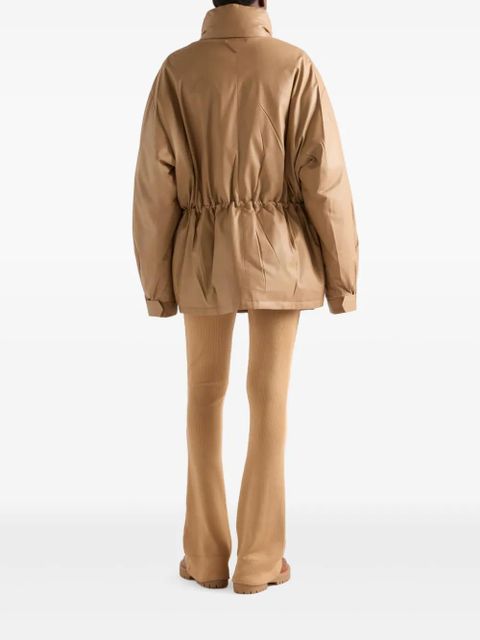 Prada Nappa leather coat - Neutrals - zdjęcie produktu nr 2