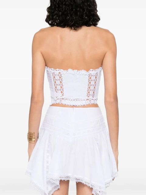 Charo Ruiz Ibiza cropped top - White