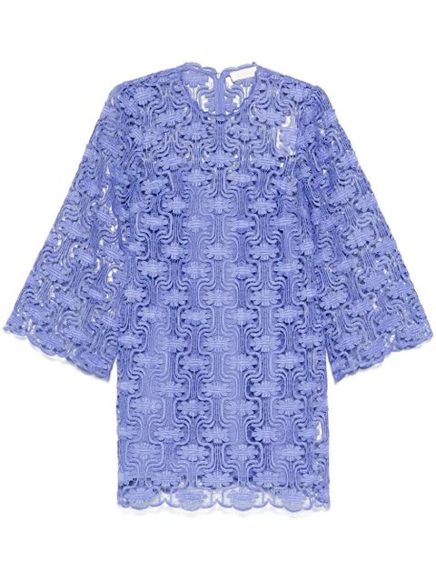ZIMMERMANN Maxine Lace mini dress - Purple - zdjęcie produktu nr 1