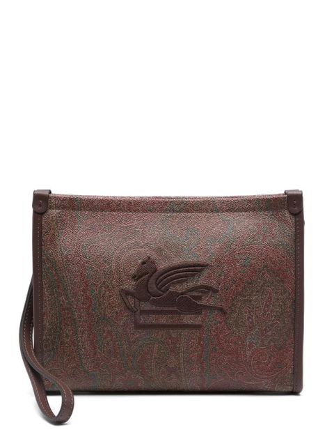 ETRO paisley-print clutch bag - Brown - zdjęcie produktu nr 1
