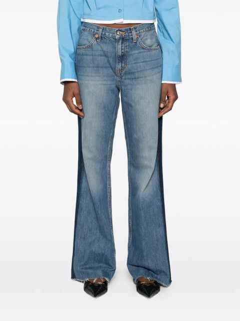 RE/DONE frayed-hem jeans - Blue