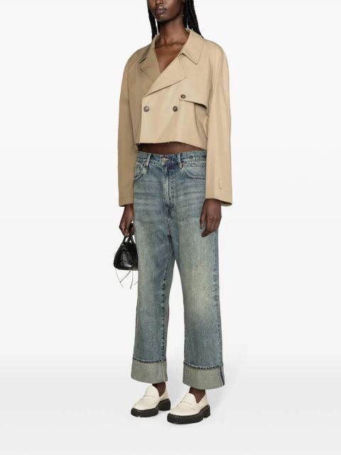 MM6 Maison Margiela colour-block cropped jacket - Neutrals - zdjęcie produktu nr 2