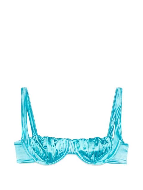 Isa Boulder scrunch bikini top - Blue - zdjęcie produktu nr 1