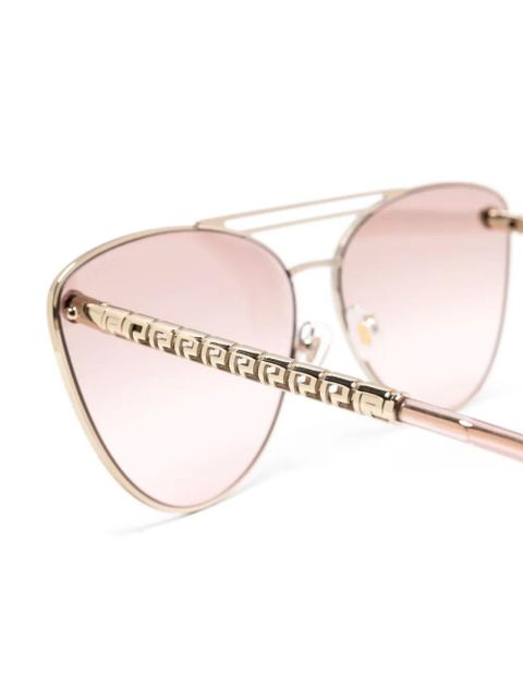 Versace Eyewear butterfly-frame sunglasses - Gold