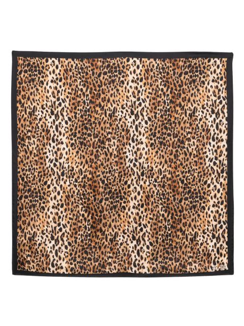 Maje leopard-print silk scarf - Brown - zdjęcie produktu nr 1