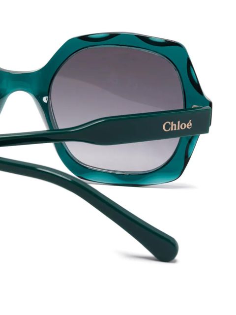 Chloé Eyewear Olivia sunglasses - Green