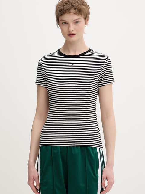 Tommy Jeans t-shirt basic damski bawełniany z elastanem 2-pack - zdjęcie produktu nr 1