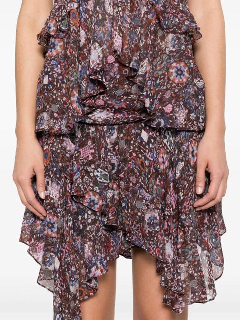 MARANT ÉTOILE Berenicia mini skirt - Red