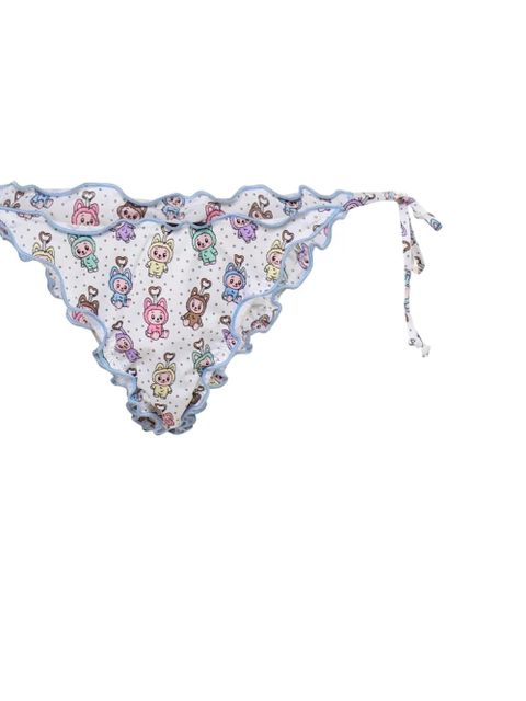 MC2 Saint Barth ruffled-trims bikini - White