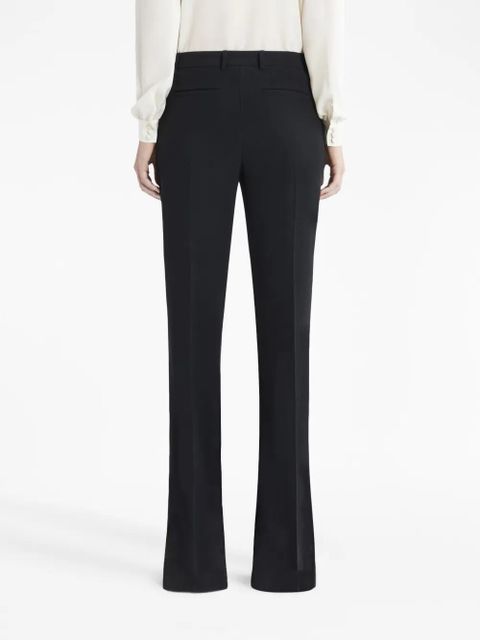 ETRO mid-rise flared trousers - Black