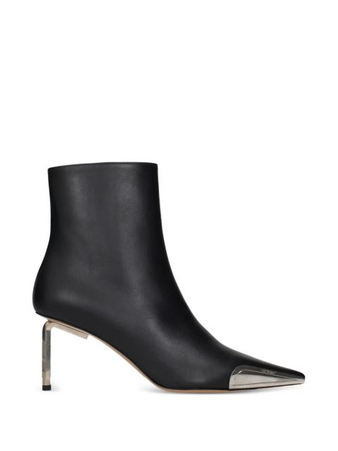 Off-White metal-cap stiletto ankle boots - Black - zdjęcie produktu nr 1