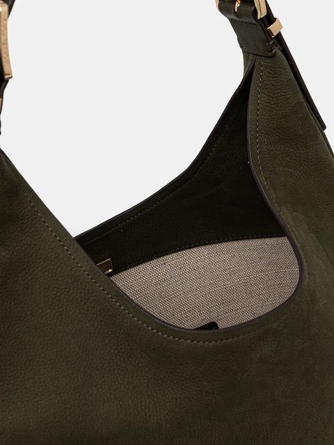 MICHAEL Michael Kors torebka skórzana NOLITA kolor zielony 30F4GY5H3T