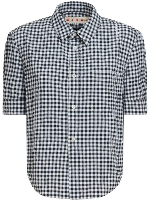 Marni check pattern shirt - Black - zdjęcie produktu nr 1