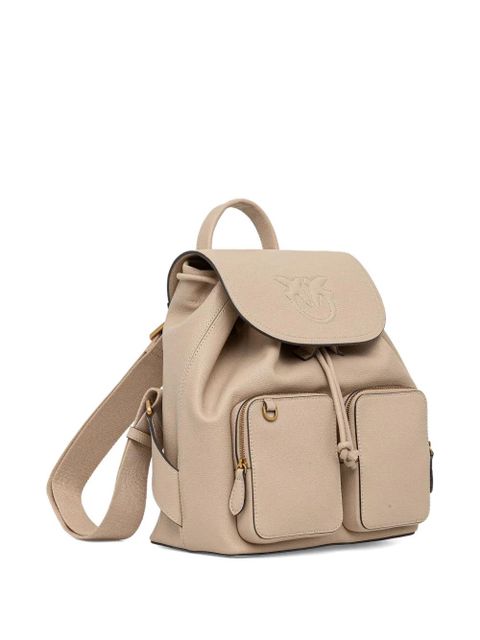 PINKO logo-debossed backpack - Neutrals - zdjęcie produktu nr 2