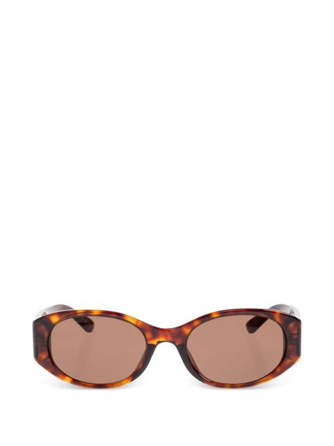 Balenciaga Eyewear oval-frame tortoiseshell sunglasses - Brown - zdjęcie produktu nr 1