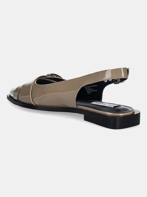 Steve Madden baleriny Grezly kolor brązowy z odkrytą piętą 11003901