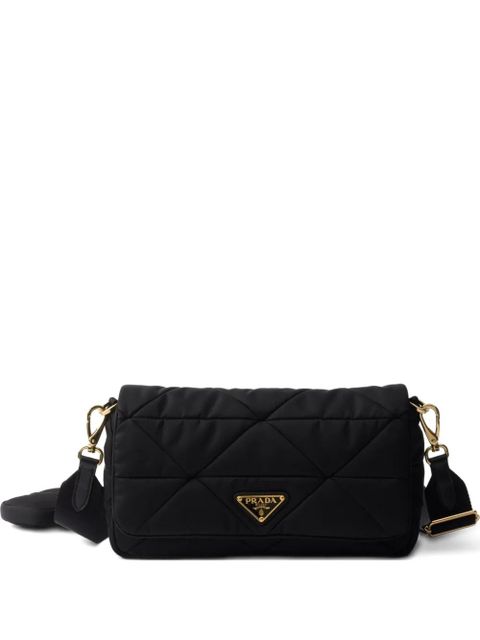 Prada Re-Nylon quilted shoulder bag - Black - zdjęcie produktu nr 1
