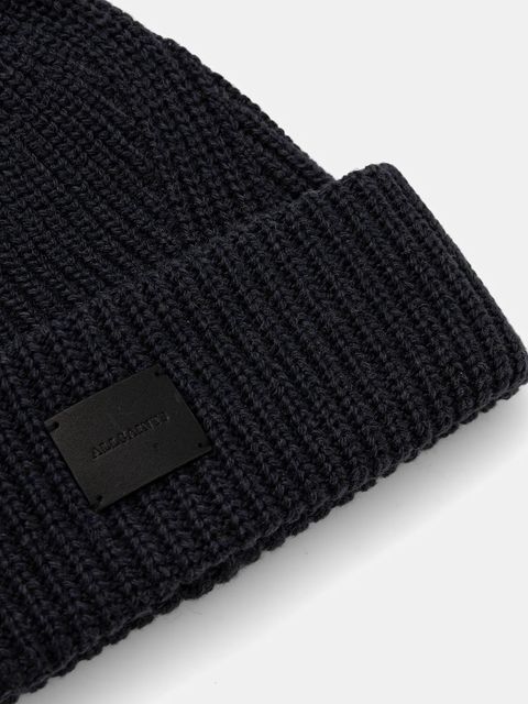 AllSaints czapka z dodatkiem wełny kolor granatowy 29AS101343 - zdjęcie produktu nr 2