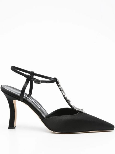 Manolo Blahnik 90mm Sufik heeled sandals - Black - zdjęcie produktu nr 1