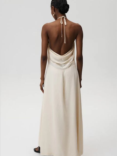 Undress Code sukienka Desire Dress kolor beżowy maxi prosta 908