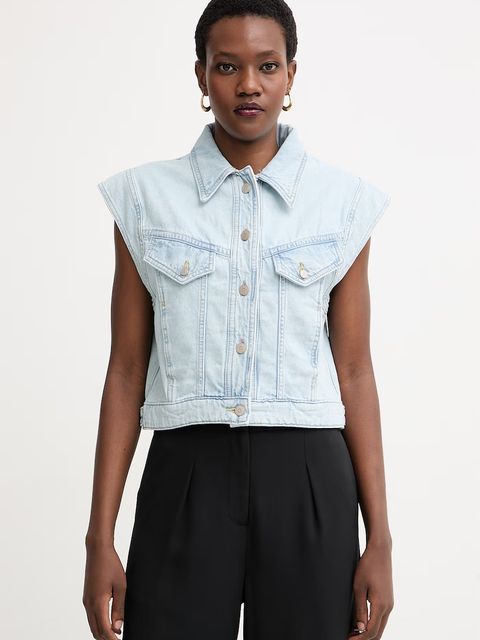 BOSS Orange damska jeansowa C VEST 1.0 - zdjęcie produktu nr 1