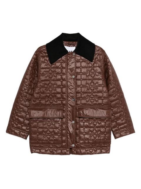 GANNI quilted coat - Brown - zdjęcie produktu nr 1