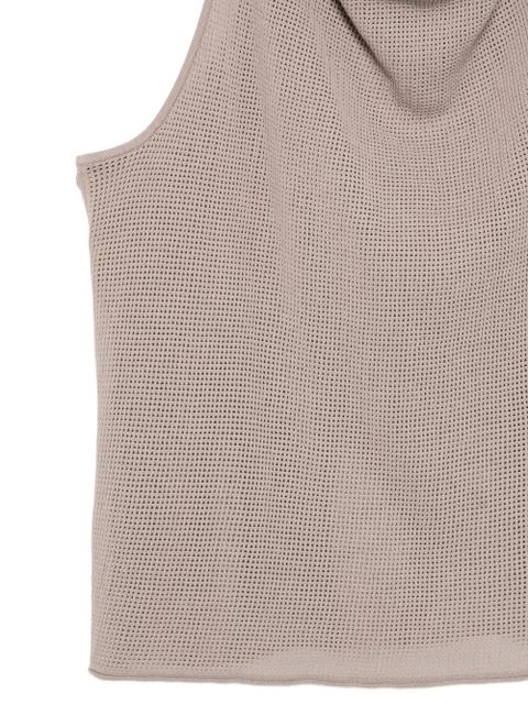 Alysi cowl-neck top - Grey