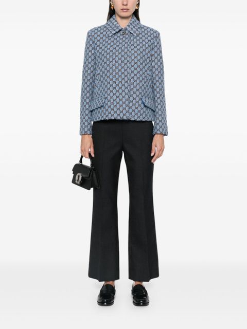 Gucci wool gabardine trousers - Grey