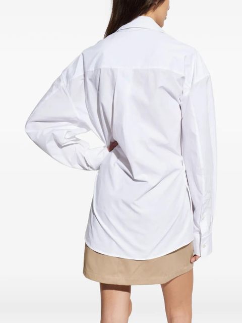 Alexander Wang wrap-shirt mini dress - White