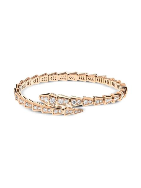 Bvlgari 18K rose gold Serpenti Viper diamond bracelet - Pink - zdjęcie produktu nr 1
