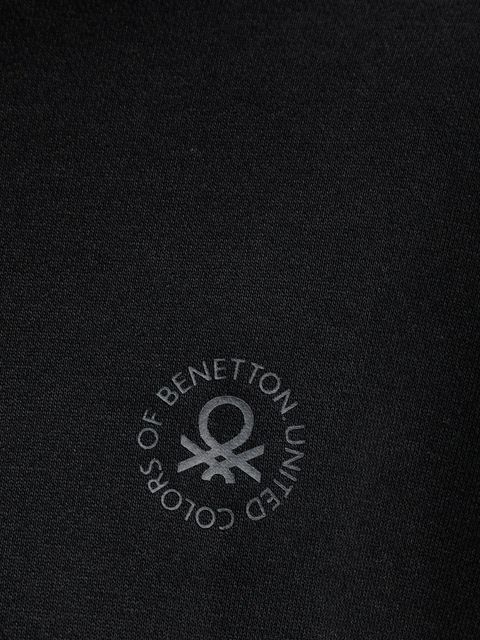 United Colors of Benetton bluza damska kolor czarny z nadrukiem 3WNW3M07T - zdjęcie produktu nr 2