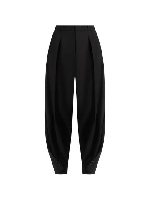 Manière De Voir Sophie twist-leg wool black tailored trousers - zdjęcie produktu nr 1