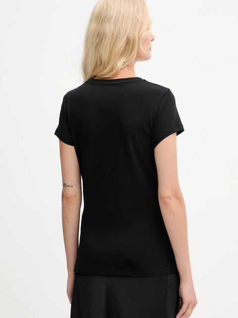 Armani Exchange t-shirt damski kolor czarny XW001347 AF17173