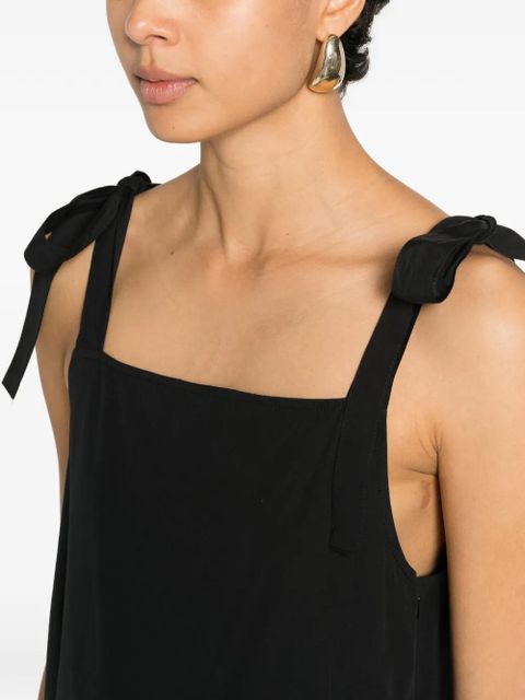 Weekend Max Mara tie-fastening pleated jumpsuit - Black