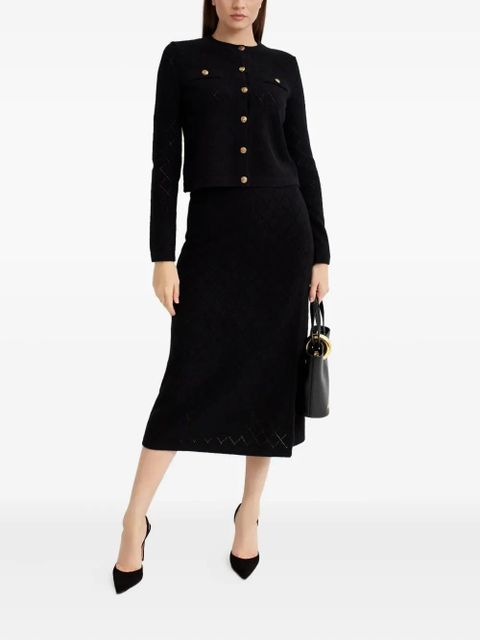 ZIMMERMANN openwork mini skirt - Black - zdjęcie produktu nr 2