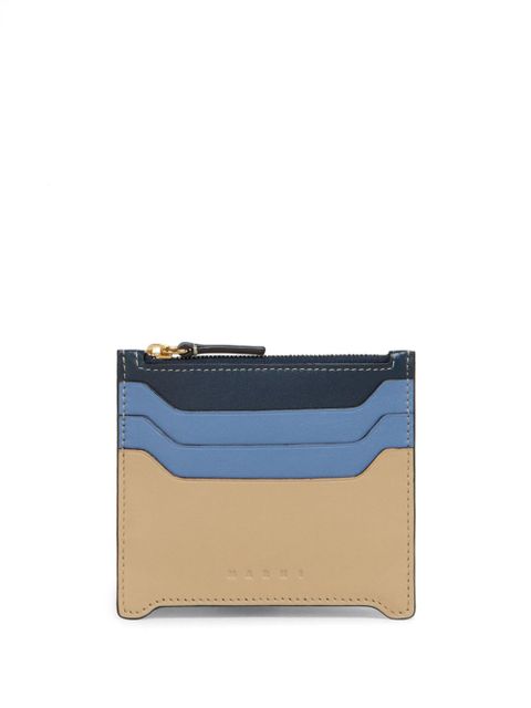 Marni logo-debossed cardholder - Neutrals - zdjęcie produktu nr 1